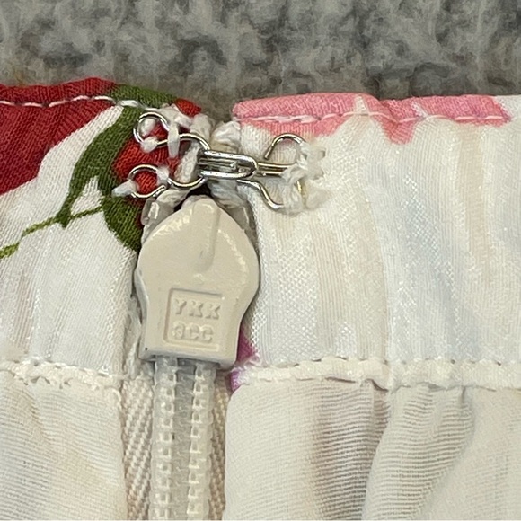 Abercrombie & Fitch Drama Tiered Maxi Skirt Sz sp Tomato Girl Pink Floral Y2K - Picture 9 of 12